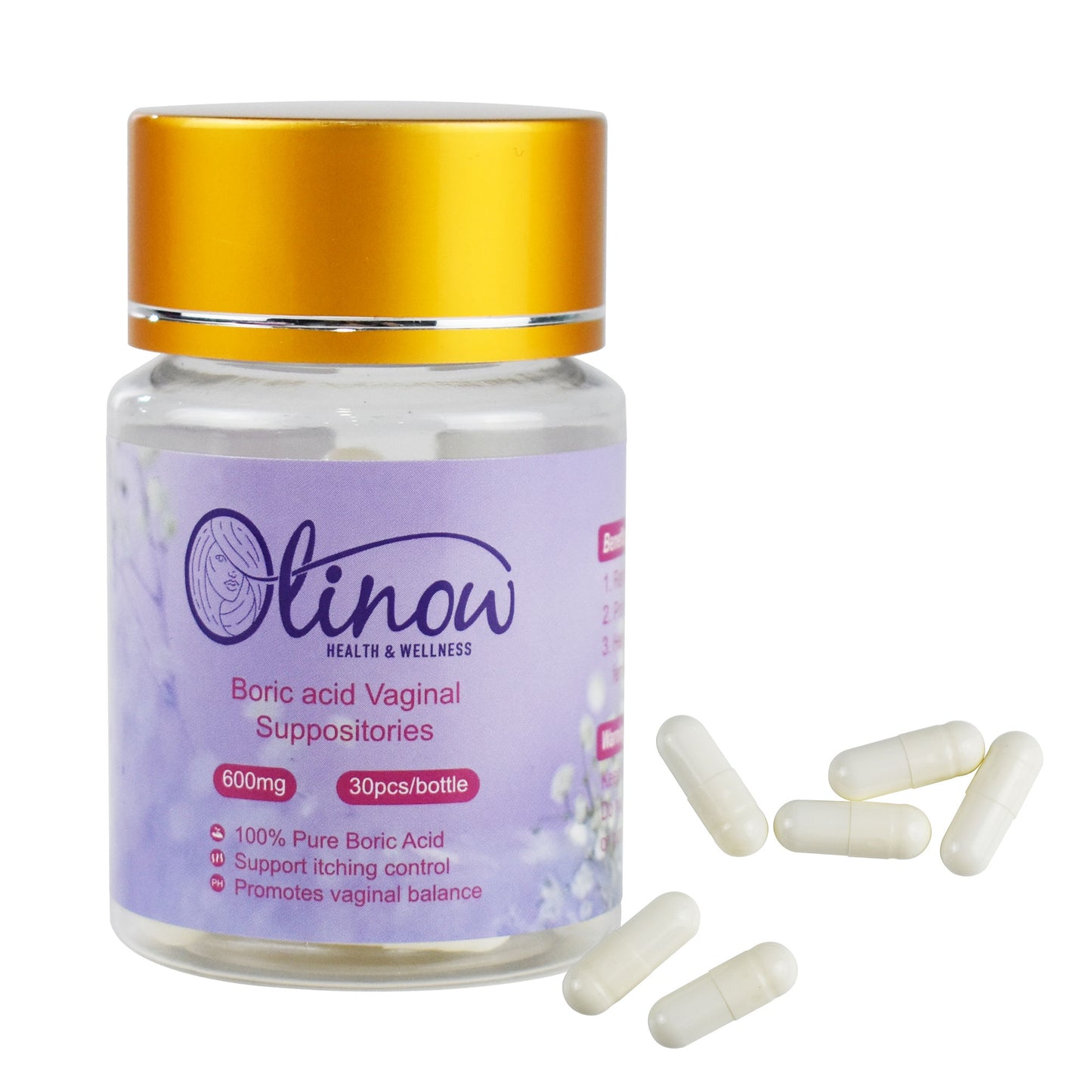 Boric Acid Vaginal Suppositories